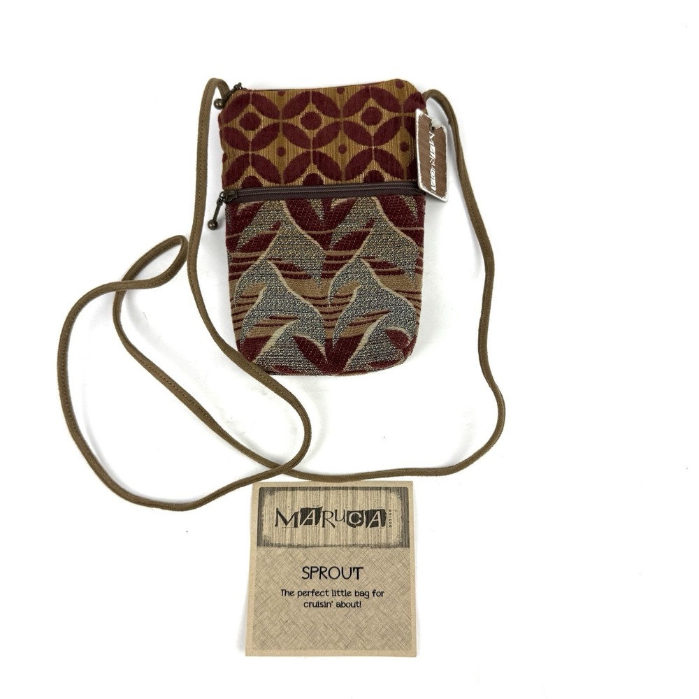 Maruca Scout Crossbody Bag Floral Tapestry‎ Handbag Handmade Colorado Brand New
